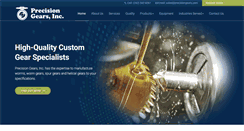 Desktop Screenshot of precisiongears.com
