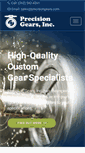 Mobile Screenshot of precisiongears.com